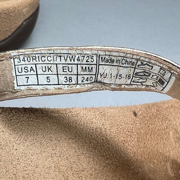 Vionic Ricci Sandals Women's Size 7 Metallic Jeweled Comfort Orthotic Flip Flops - Picture 11 of 11